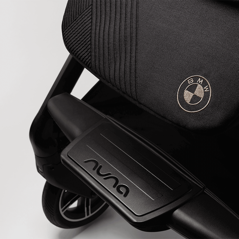 Nuna Mixx Next Reversible Seat Stroller with Flat Recline|Height Adjustable Handle Bar|All Terrain|All Wheel Suspension|One Hand Fold|Rain Cover & Post Adaptors|0 to 4Y (Upto 22Kg)-BMW Element