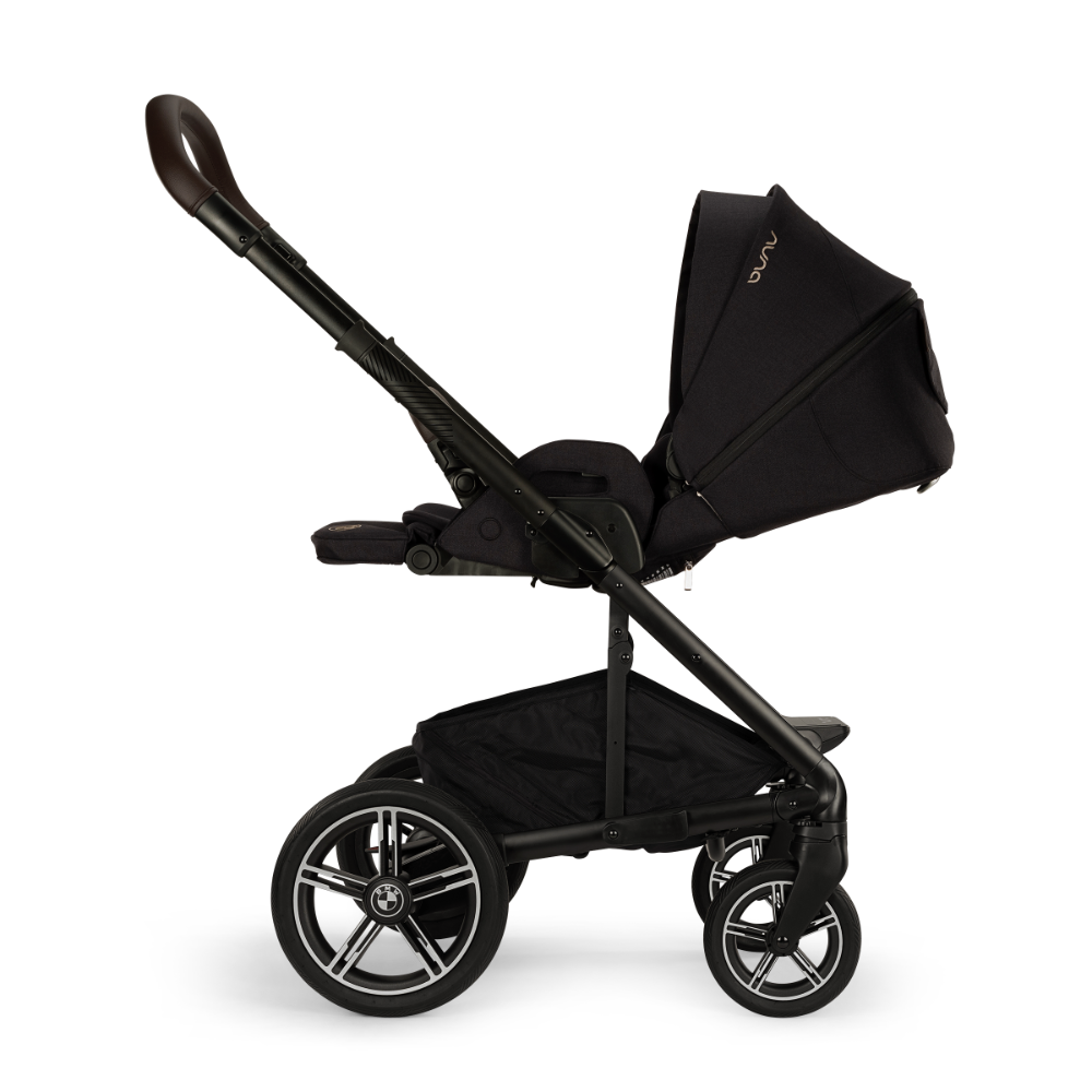 Nuna Mixx Next Reversible Seat Stroller with Flat Recline|Height Adjustable Handle Bar|All Terrain|All Wheel Suspension|One Hand Fold|Rain Cover & Post Adaptors|0 to 4Y (Upto 22Kg)-BMW Element