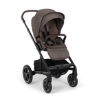 Nuna Mixx Next Reversible Seat Stroller with Flat Recline|Height Adjustable Handle Bar|All Terrain|All Wheel Suspension|One Hand Fold|Rain Cover & Post Adaptors|0 to 4Y (Upto 22Kg) - Chestnut