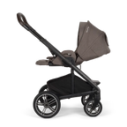 Nuna Mixx Next Reversible Seat Stroller with Flat Recline|Height Adjustable Handle Bar|All Terrain|All Wheel Suspension|One Hand Fold|Rain Cover & Post Adaptors|0 to 4Y (Upto 22Kg) - Chestnut