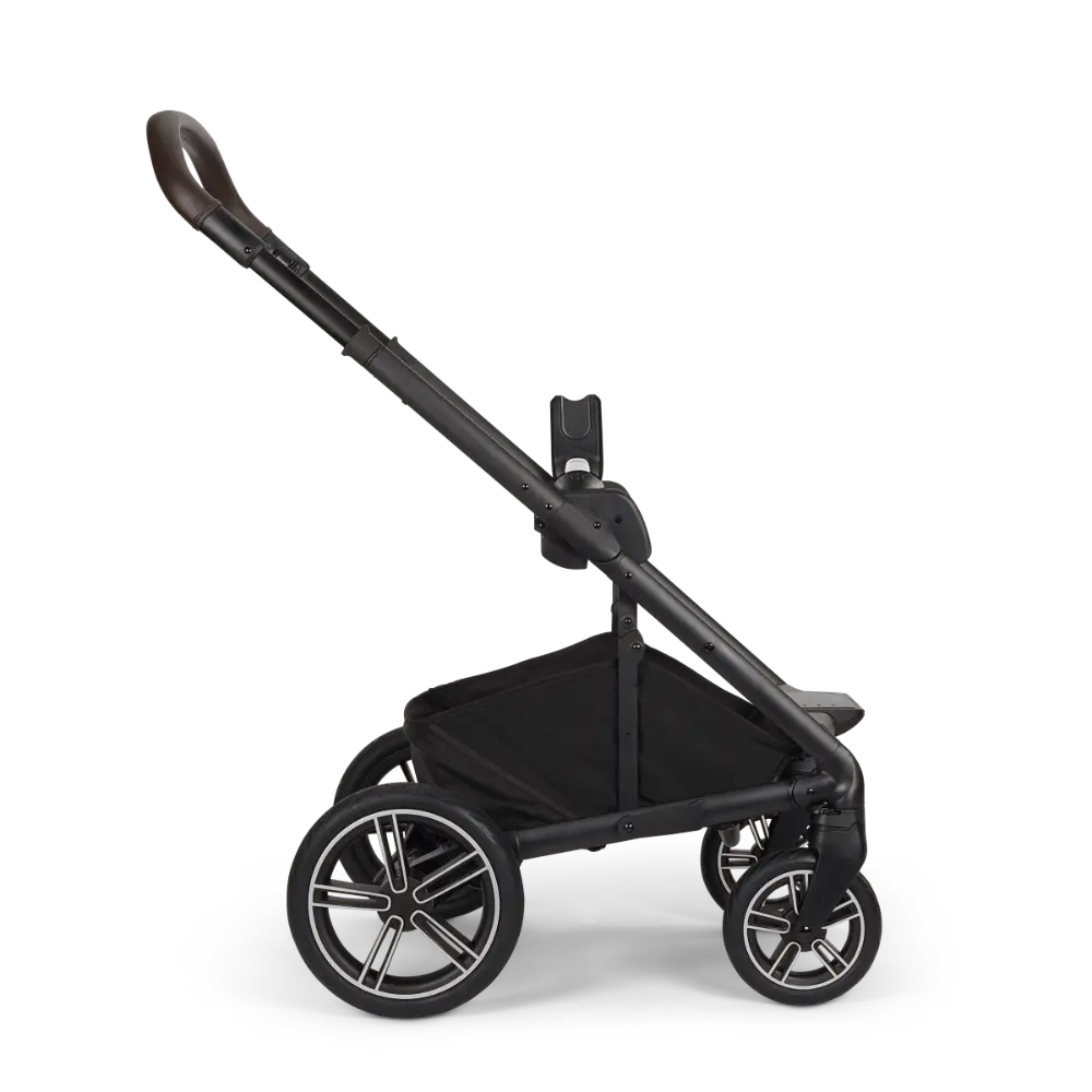 Nuna Mixx Next Reversible Seat Stroller with Flat Recline|Height Adjustable Handle Bar|All Terrain|All Wheel Suspension|One Hand Fold|Rain Cover & Post Adaptors|0 to 4Y (Upto 22Kg) - Chestnut