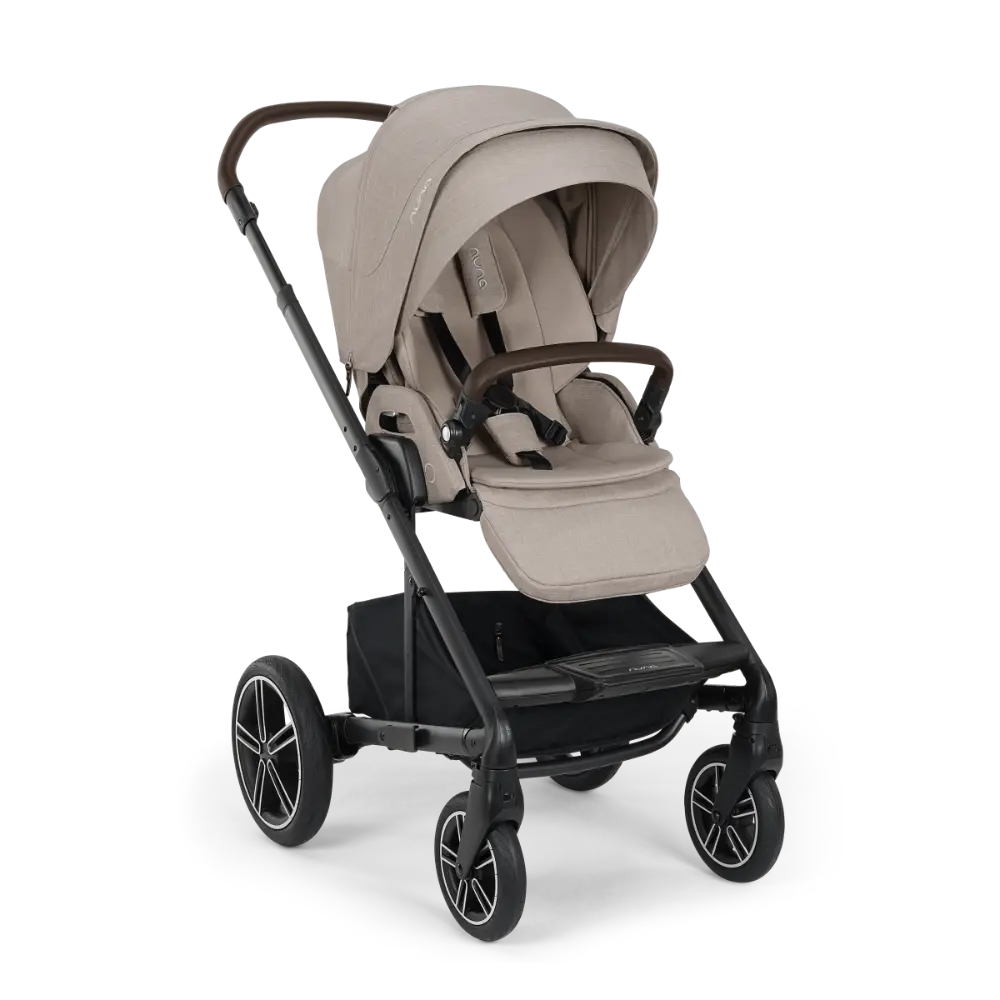 Nuna Mixx Next Reversible Seat Stroller with Flat Recline|Height Adjustable Handle Bar|All Terrain|All Wheel Suspension|One Hand Fold|Rain Cover & Post Adaptors|0 to 4Y (Upto 22Kg) - Chateau