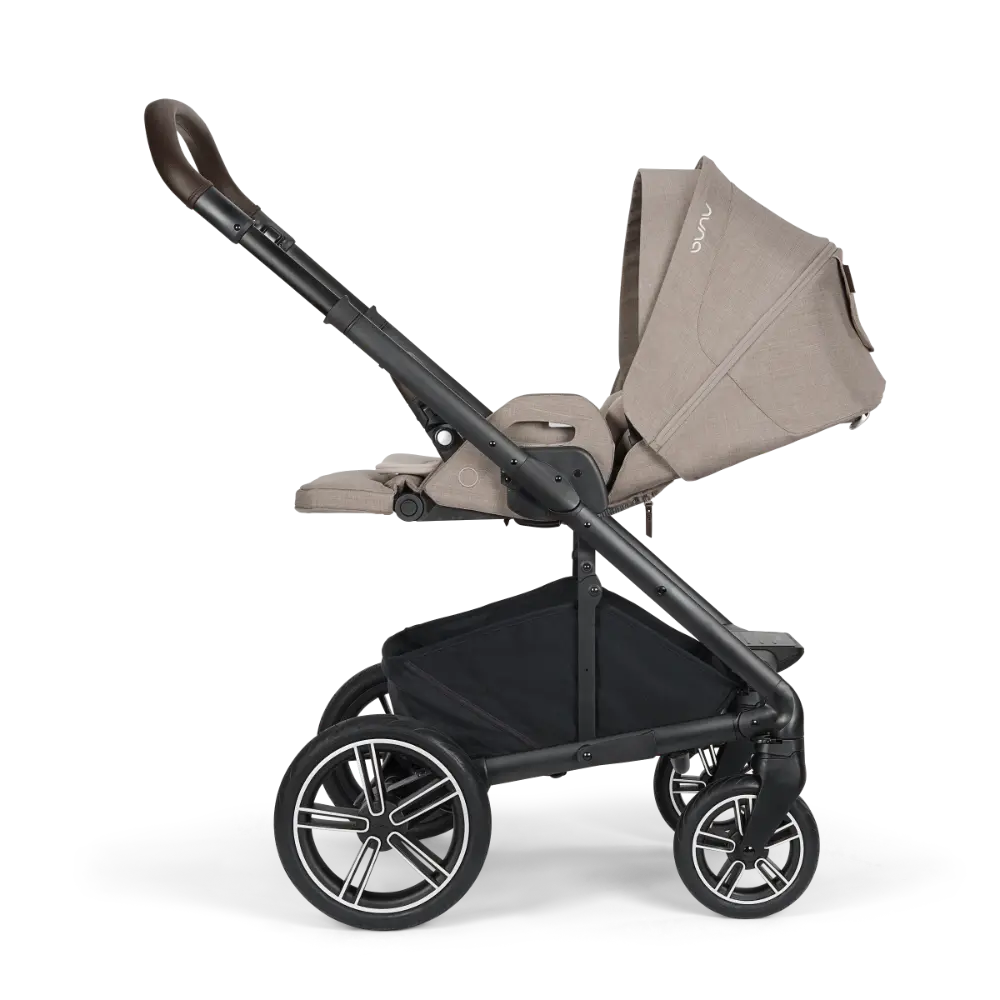 Nuna Mixx Next Reversible Seat Stroller with Flat Recline|Height Adjustable Handle Bar|All Terrain|All Wheel Suspension|One Hand Fold|Rain Cover & Post Adaptors|0 to 4Y (Upto 22Kg) - Chateau