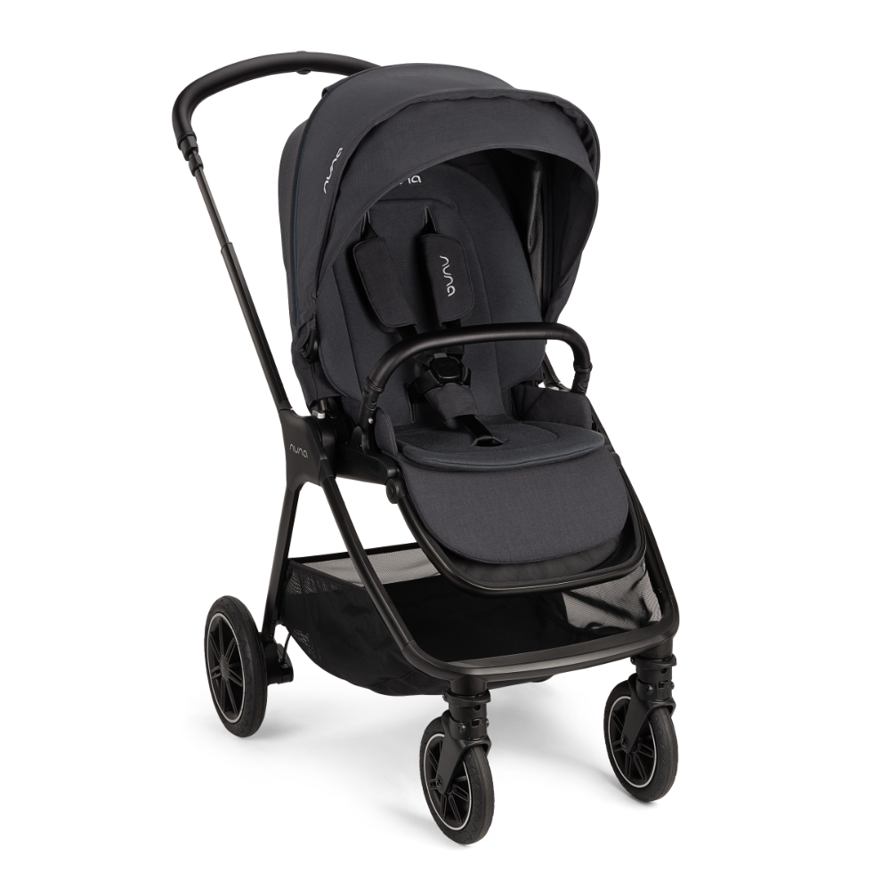 Nuna TRIV Next Reversible Seat Stroller with Flat Recline|Height Adjustable Handle Bar|All Terrain|All Wheel Suspension|One Hand Fold|Rain Cover & Post Adaptors|0 to 4Y (Upto 22Kg) - Ocean
