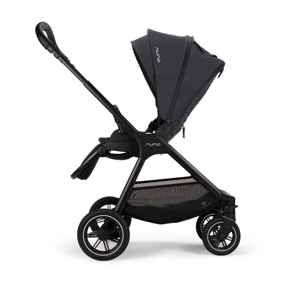 Nuna TRIV Next Reversible Seat Stroller with Flat Recline|Height Adjustable Handle Bar|All Terrain|All Wheel Suspension|One Hand Fold|Rain Cover & Post Adaptors|0 to 4Y (Upto 22Kg) - Ocean