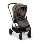 Nuna TRIV Next Reversible Seat Stroller with Flat Recline|Height Adjustable Handle Bar|All Terrain|All Wheel Suspension|One Hand Fold|Rain Cover & Post Adaptors|0 to 4Y (Upto 22Kg) -  Chestnut