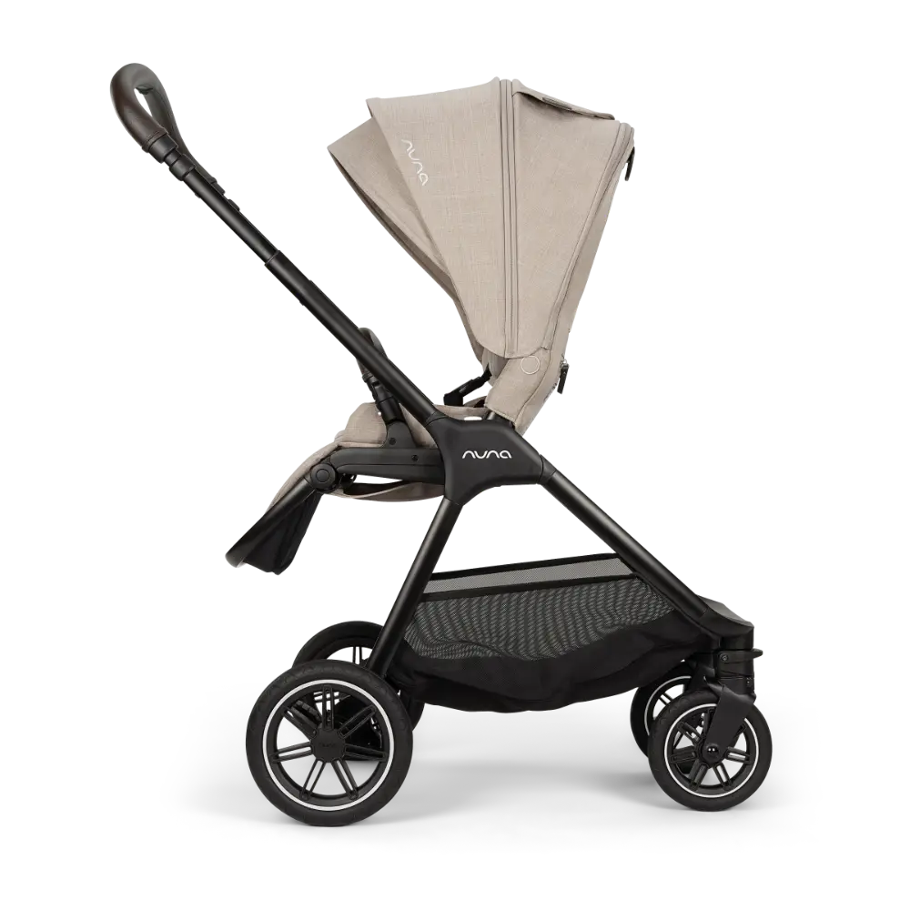 Nuna TRIV Next Reversible Seat Stroller with Flat Recline|Height Adjustable Handle Bar|All Terrain|All Wheel Suspension|One Hand Fold|Rain Cover & Post Adaptors|0 to 4Y (Upto 22Kg) - Chateau