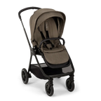 Nuna TRIV Next Reversible Seat Stroller with Flat Recline-Height Adjustable Handle Bar,All Terrain-All Wheel Suspension-One Hand Fold-Rain Cover & Post Adaptors-0 to 4Y (Upto 22Kg) - Pistachio