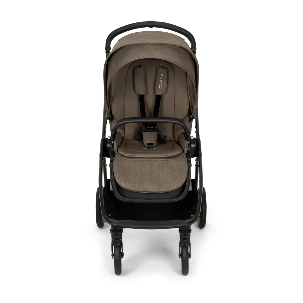 Nuna TRIV Next Reversible Seat Stroller with Flat Recline-Height Adjustable Handle Bar,All Terrain-All Wheel Suspension-One Hand Fold-Rain Cover & Post Adaptors-0 to 4Y (Upto 22Kg) - Pistachio