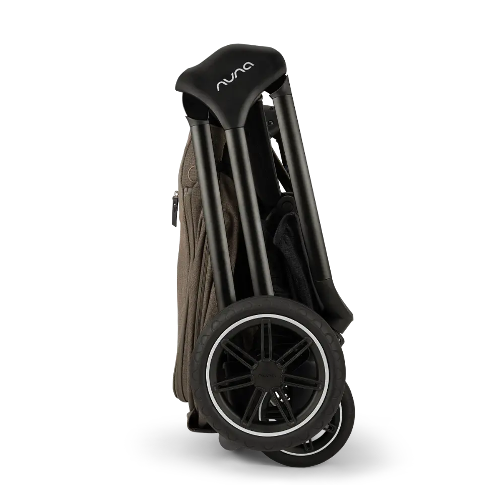 Nuna TRIV Next Reversible Seat Stroller with Flat Recline-Height Adjustable Handle Bar,All Terrain-All Wheel Suspension-One Hand Fold-Rain Cover & Post Adaptors-0 to 4Y (Upto 22Kg) - Pistachio