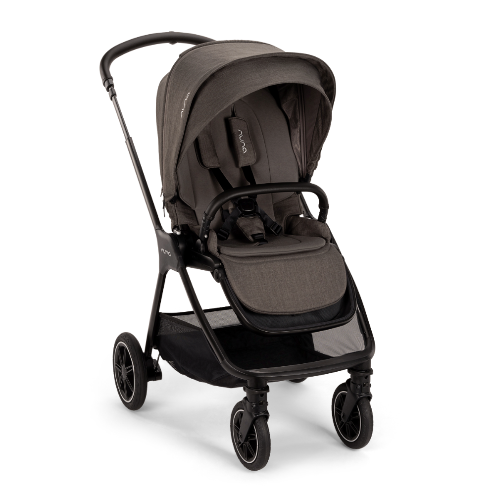Nuna TRIV Next Reversible Seat Stroller with Flat Recline|Height Adjustable Handle Bar|All Terrain|All Wheel Suspension|One Hand Fold|Rain Cover & Post Adaptors|0 to 4Y (Upto 22Kg) -  Thunder