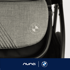 Nuna TRIV Next Reversible Seat Stroller with Flat Recline|Height Adjustable Handle Bar|All Terrain|All Wheel Suspension|One Hand Fold|Rain Cover & Post Adaptors|0 to 4Y (Upto 22Kg)-BMW Graphine