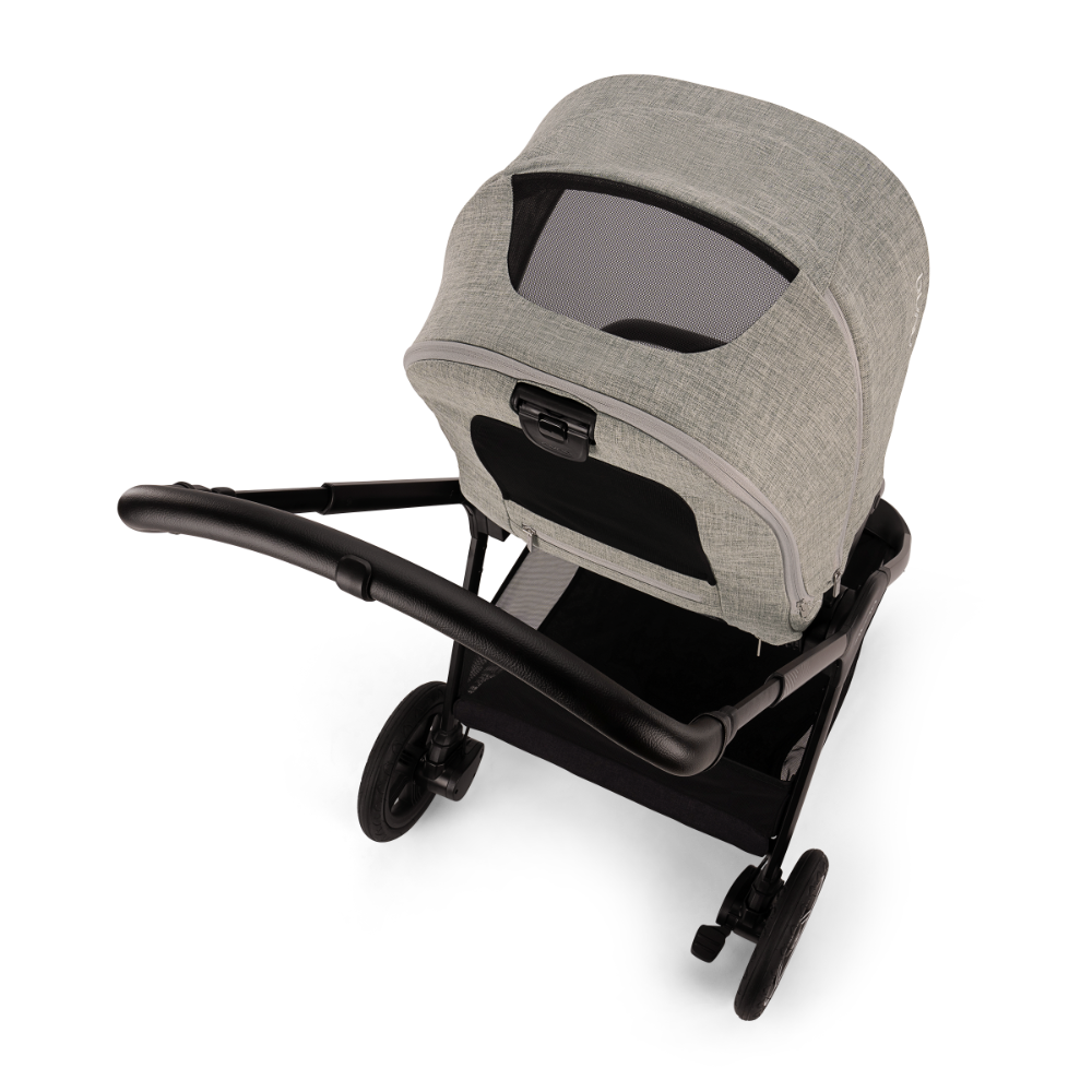 Nuna TRIV Next Reversible Seat Stroller with Flat Recline|Height Adjustable Handle Bar|All Terrain|All Wheel Suspension|One Hand Fold|Rain Cover & Post Adaptors|0 to 4Y (Upto 22Kg)-BMW Graphine