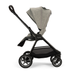 Nuna TRIV Next Reversible Seat Stroller with Flat Recline|Height Adjustable Handle Bar|All Terrain|All Wheel Suspension|One Hand Fold|Rain Cover & Post Adaptors|0 to 4Y (Upto 22Kg)-BMW Graphine