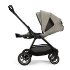Nuna TRIV Next Reversible Seat Stroller with Flat Recline|Height Adjustable Handle Bar|All Terrain|All Wheel Suspension|One Hand Fold|Rain Cover & Post Adaptors|0 to 4Y (Upto 22Kg)-BMW Graphine