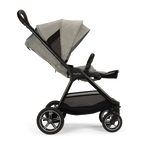 Nuna TRIV Next Reversible Seat Stroller with Flat Recline|Height Adjustable Handle Bar|All Terrain|All Wheel Suspension|One Hand Fold|Rain Cover & Post Adaptors|0 to 4Y (Upto 22Kg)-BMW Graphine