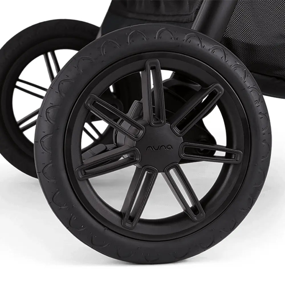 Nuna TRIV Next Reversible Seat Stroller with Flat Recline-Height Adjustable Handle Bar,All Terrain-All Wheel Suspension-One Hand Fold-Rain Cover & Post Adaptors-0 to 4Y (Upto 22Kg) - Cosmopolitan