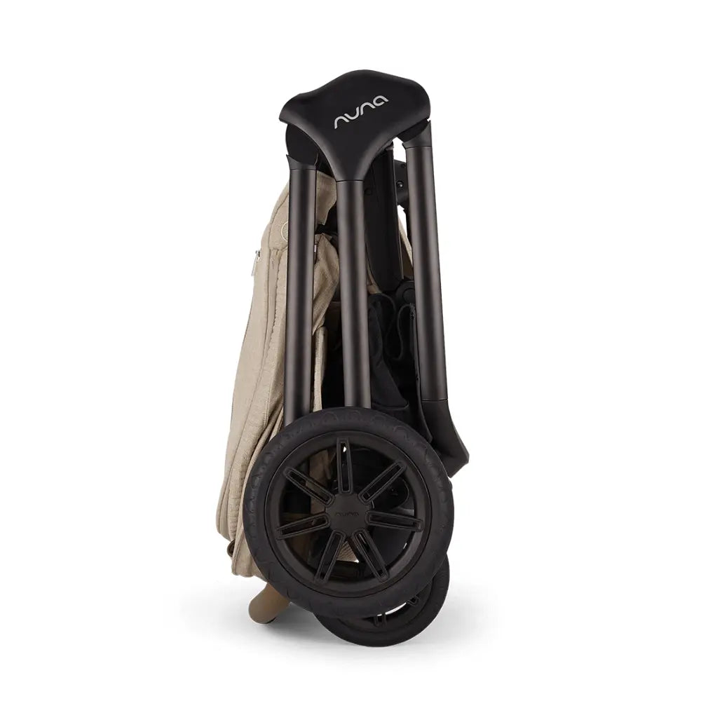 Nuna TRIV Next Reversible Seat Stroller with Flat Recline-Height Adjustable Handle Bar,All Terrain-All Wheel Suspension-One Hand Fold-Rain Cover & Post Adaptors-0 to 4Y (Upto 22Kg) - Cosmopolitan