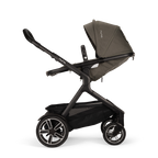 Nuna Demi Next Baby Stroller-Height Adjustable Parent Handle Bar-Wide Front Wheels-2 Years Warranty-Pram for 6M to 4Y (Upto 22 Kg)-Granite