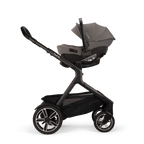 Nuna Demi Next Baby Stroller-Height Adjustable Parent Handle Bar-Wide Front Wheels-2 Years Warranty-Pram for 6M to 4Y (Upto 22 Kg)-Granite