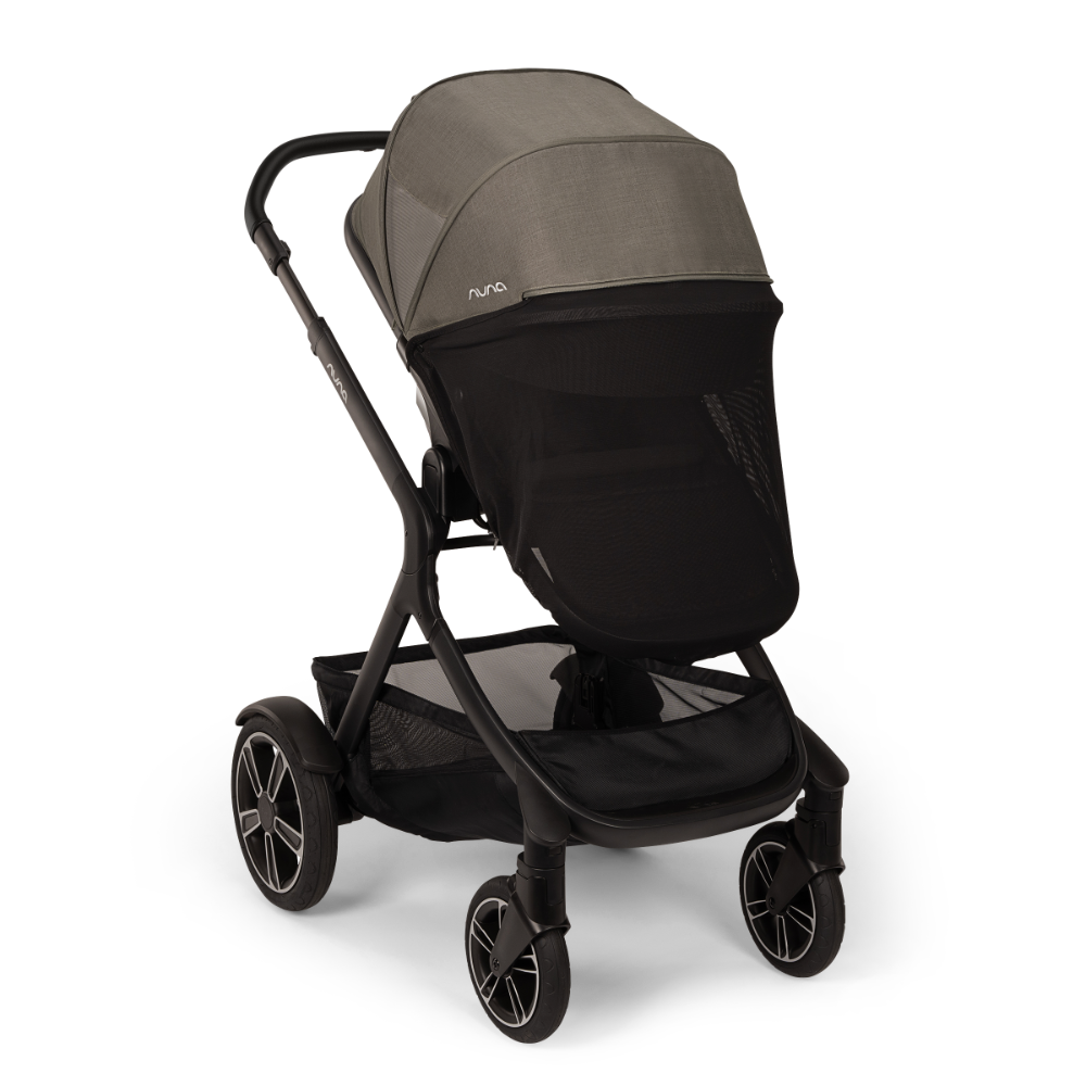 Nuna Demi Next Baby Stroller-Height Adjustable Parent Handle Bar-Wide Front Wheels-2 Years Warranty-Pram for 6M to 4Y (Upto 22 Kg)-Granite