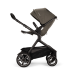 Nuna Demi Next Baby Stroller-Height Adjustable Parent Handle Bar-Wide Front Wheels-2 Years Warranty-Pram for 6M to 4Y (Upto 22 Kg)-Granite