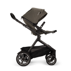 Nuna Demi Next Baby Stroller-Height Adjustable Parent Handle Bar-Wide Front Wheels-2 Years Warranty-Pram for 6M to 4Y (Upto 22 Kg)-Granite