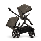 Nuna Demi Next Baby Stroller-Height Adjustable Parent Handle Bar-Wide Front Wheels-2 Years Warranty-Pram for 6M to 4Y (Upto 22 Kg)-Granite