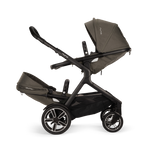 Nuna Demi Next Baby Stroller-Height Adjustable Parent Handle Bar-Wide Front Wheels-2 Years Warranty-Pram for 6M to 4Y (Upto 22 Kg)-Granite