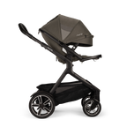 Nuna Demi Next Baby Stroller-Height Adjustable Parent Handle Bar-Wide Front Wheels-2 Years Warranty-Pram for 6M to 4Y (Upto 22 Kg)-Granite