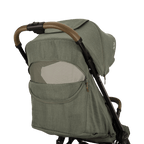 Nuna Trvl LX Cabin Friendly Stroller|Lightweight-Compact|One Hand Fold|Extendable Canopy|Big Rear Wheel|All Wheel Suspension|0 to 4Y (Upto 22Kg) - Pine