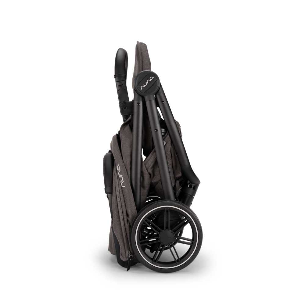 Nuna Trvl LX Cabin Friendly Stroller|Lightweight-Compact|One Hand Fold|Extendable Canopy|Big Rear Wheel|All Wheel Suspension|0 to 4Y (Upto 22Kg) - Thunder
