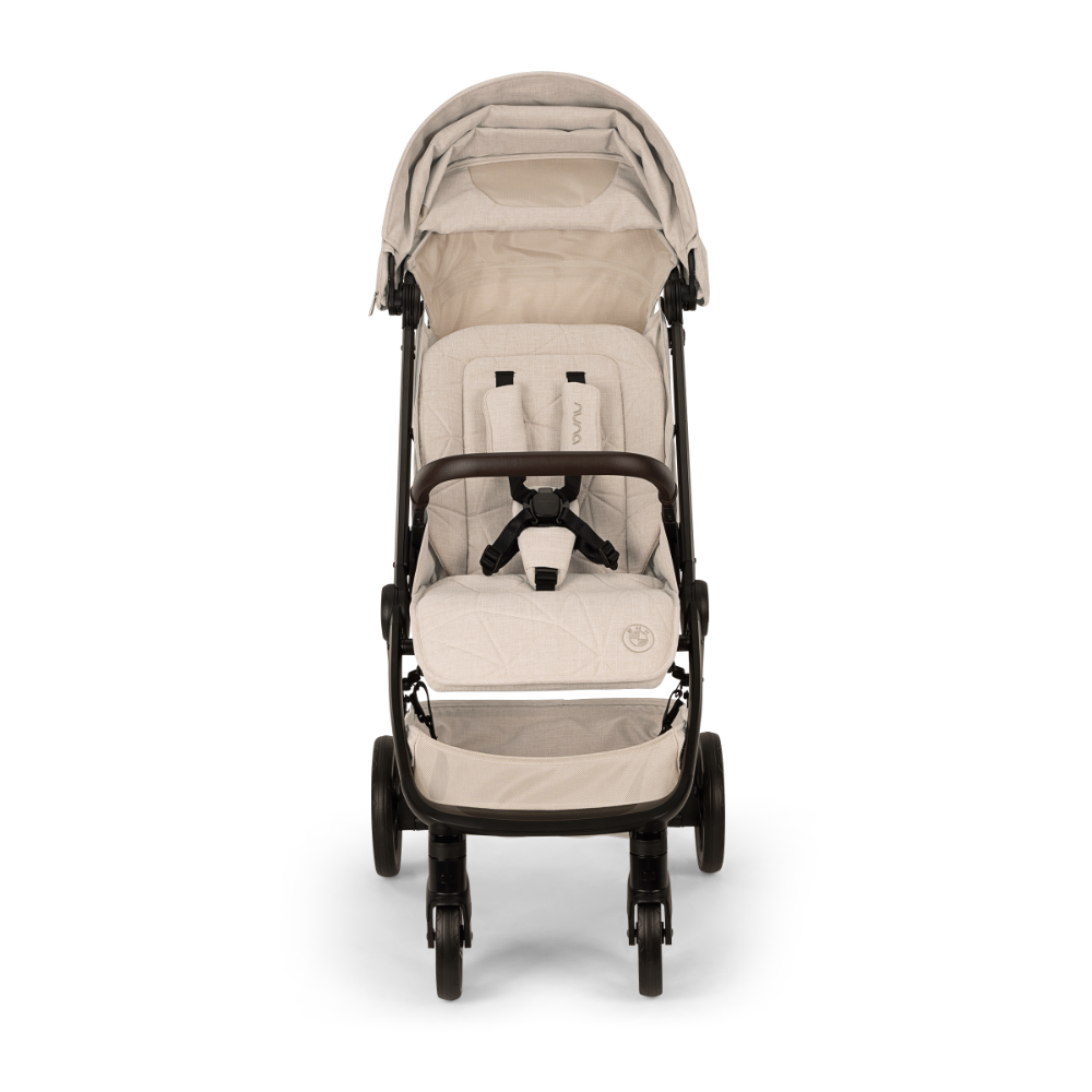 Nuna Trvl LX Cabin Friendly Stroller|Lightweight-Compact|One Hand Fold|Extendable Canopy|Big Rear Wheel|All Wheel Suspension|0 to 4Y (Upto 22Kg)-BMW Mica