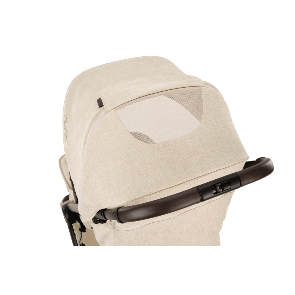 Nuna Trvl LX Cabin Friendly Stroller|Lightweight-Compact|One Hand Fold|Extendable Canopy|Big Rear Wheel|All Wheel Suspension|0 to 4Y (Upto 22Kg)-BMW Mica