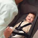 Nuna TRVL Dubl Twin Baby Stroller-Individually Adjustable Near Flat Reclining Seat-One Hand Fold-Large Storage Basket-2 Years Warranty-0 to 4Y (Upto 22 Kg)- Granite