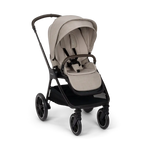 Nuna TRIV Lx Reversible Seat Stroller with Flat Recline|Height Adjustable Handle Bar|All Terrain|All Wheel Suspension|Big Rear Wheel|One Hand Fold|Rain Cover & Post Adaptors|0 to 4Y (Upto 22Kg)-Chateau