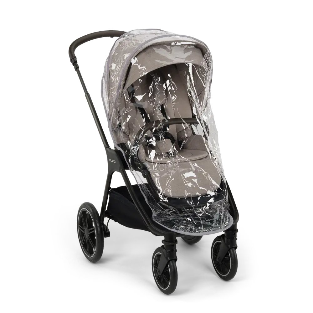 Nuna TRIV Lx Reversible Seat Stroller with Flat Recline|Height Adjustable Handle Bar|All Terrain|All Wheel Suspension|Big Rear Wheel|One Hand Fold|Rain Cover & Post Adaptors|0 to 4Y (Upto 22Kg)-Chateau