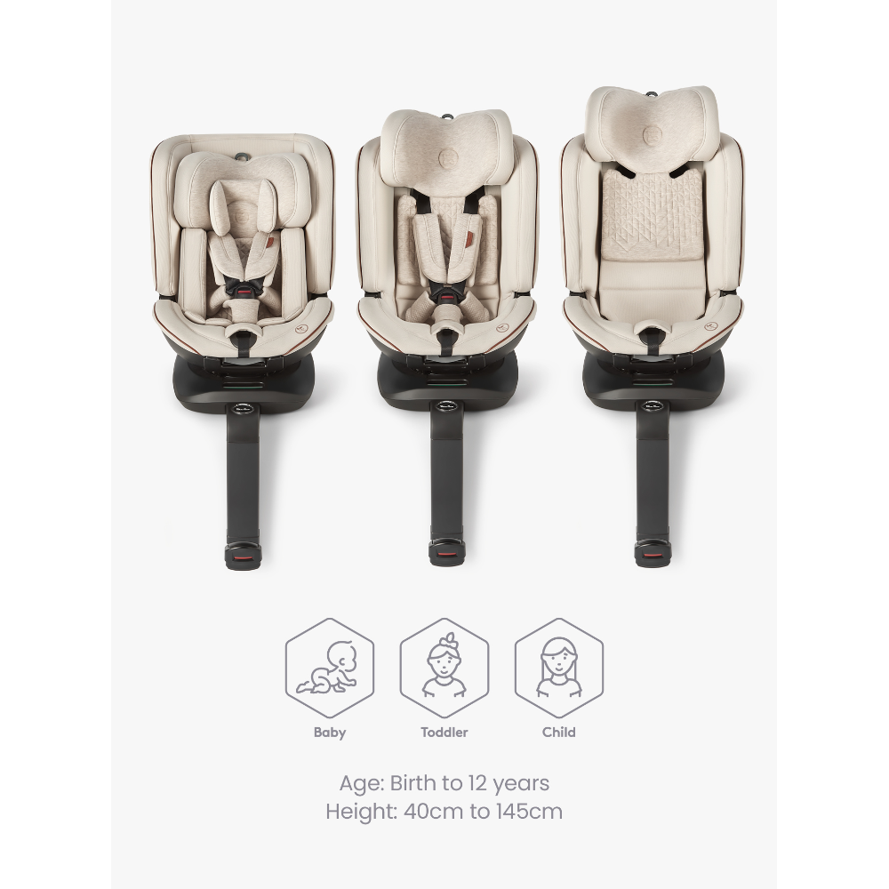 Silver Cross Motion All Size Car Seat - Almond