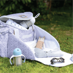 Beaba Sydney Baby Diaper Bag – Multifunctional Travel baby Bag with Large Capacity, Multi-Pocket Organizer with Changing Pad, Insulated Bottle Pouch & Stroller Clips – Ideal for Moms & Dads On the Go