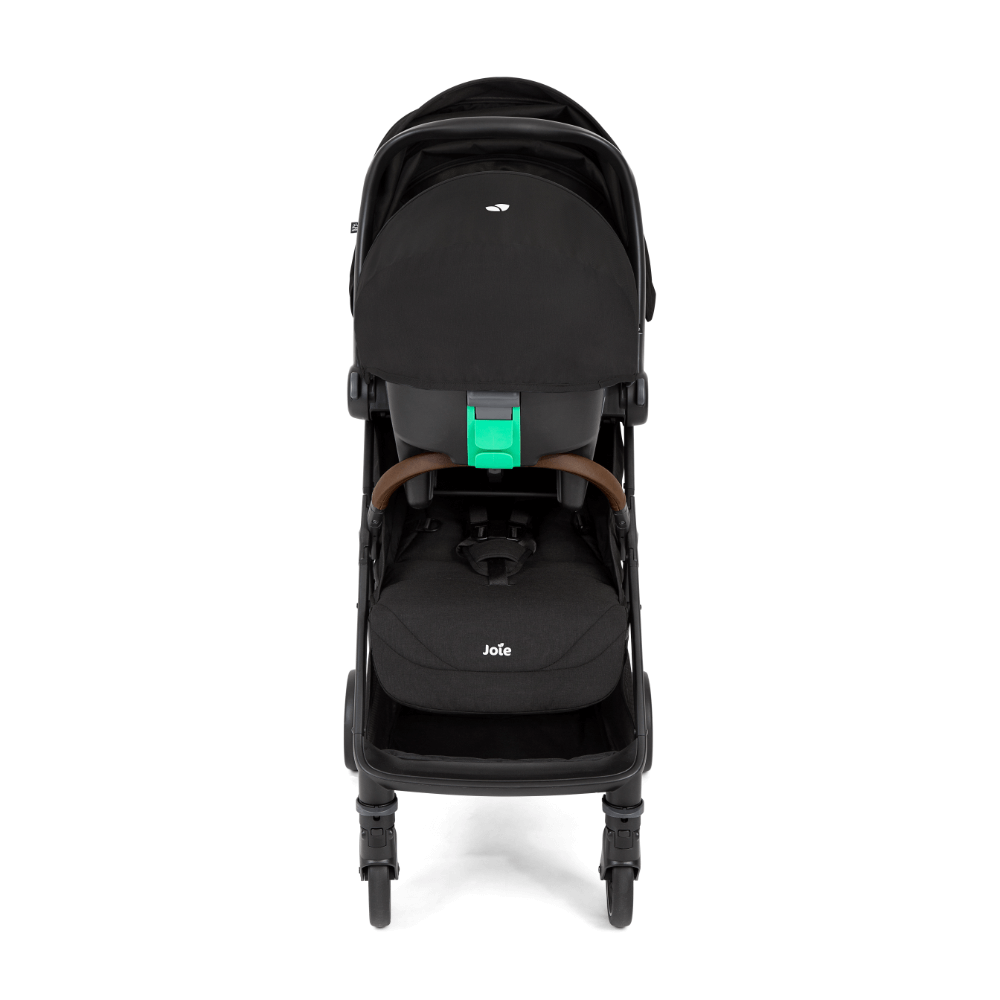 Joie Pact Pro Travel System with i-Snug 2 – Ultra-Lightweight, Compact, Birth to 22kg, Ergonomic Recline, UPF 50+ Canopy & One-Touch Brake