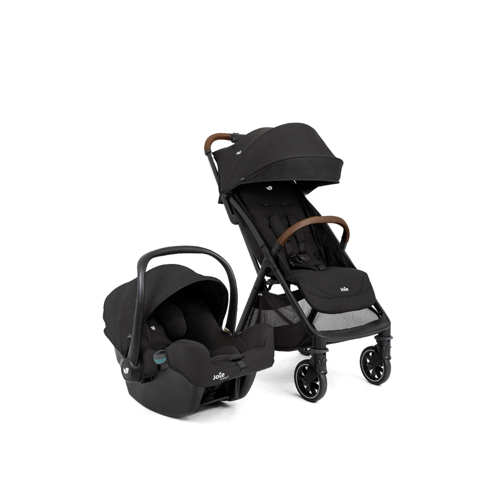 Joie Pact Pro Travel System with i-Snug 2 – Ultra-Lightweight, Compact, Birth to 22kg, Ergonomic Recline, UPF 50+ Canopy & One-Touch Brake
