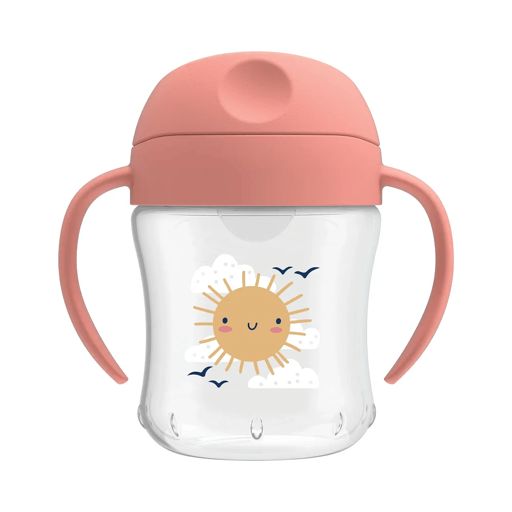 Dr. Brown’s 6 oz/180 mL Soft-Spout Transition Cup with Handles Sunshine (6m+) 1-Pack