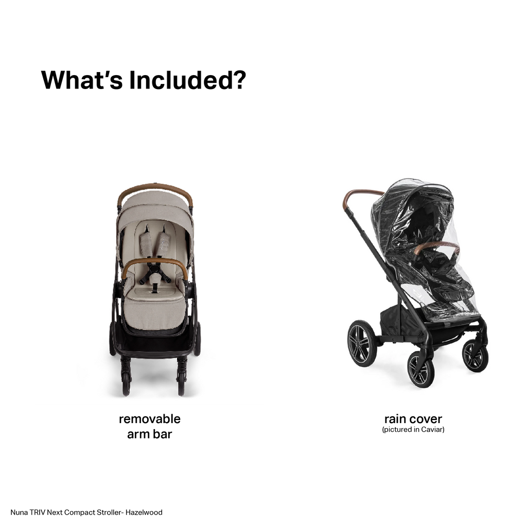Nuna TRIV Next Reversible Seat Stroller with Flat Recline|Height Adjustable Handle Bar|All Terrain|All Wheel Suspension|One Hand Fold|Rain Cover & Post Adaptors|0 to 4Y (Upto 22Kg) -  Cedar
