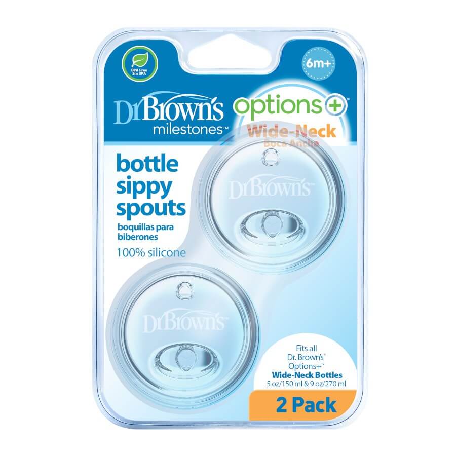 Dr. Brown's W-N Options + Bottle Sippy Spout - 2 Pack