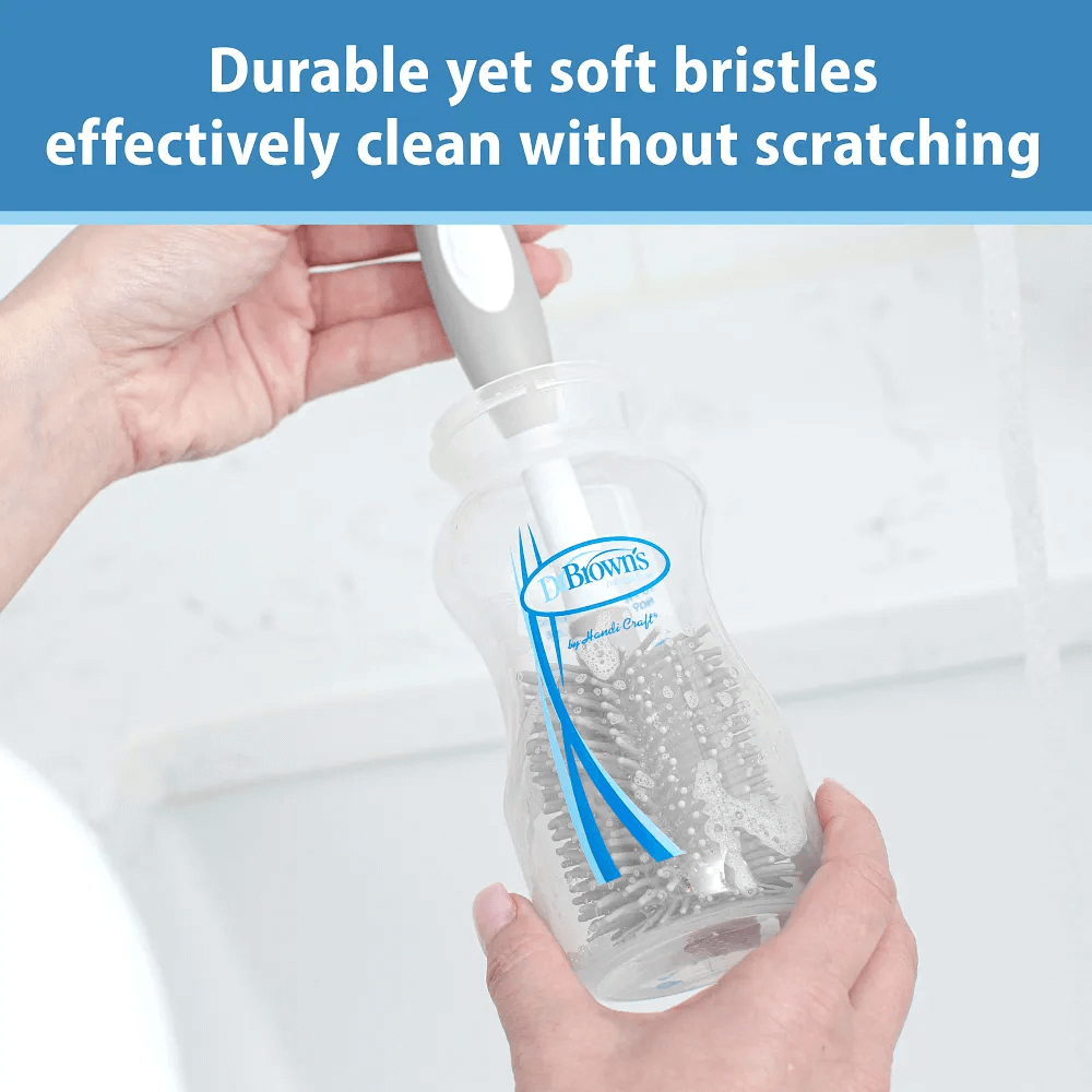 Dr. Brown’s Soft Touch Bottle Brush - Gray