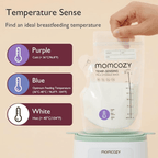 Momcozy Spout Breast Milk Storage Bags – 120 pcs (Transparent)