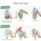 Momcozy Weaning Accessory Squeeze Pouch Holder – Green