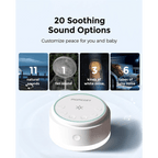 Momcozy Bedtime Portable White Baby Sound Machine