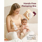 Momcozy Maternity Accessory YN08-Hands-Free Pumping Bra - Skin
