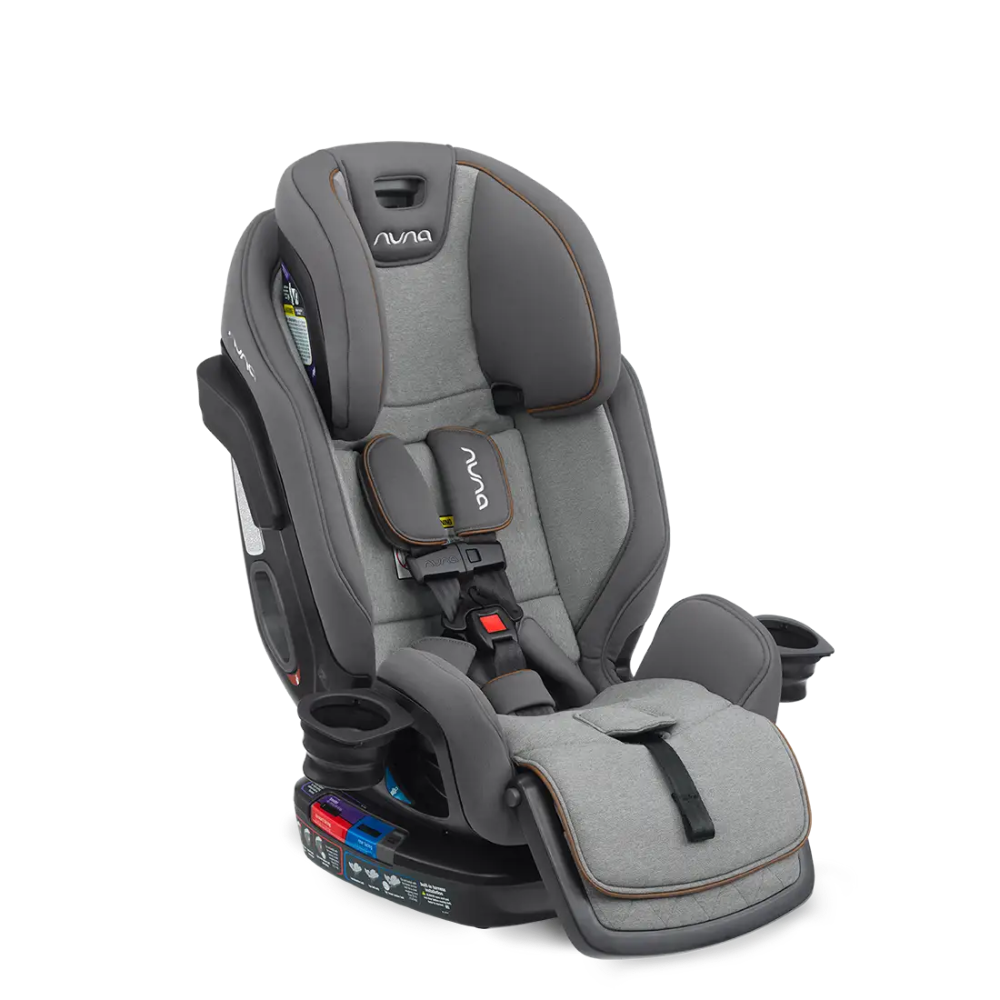 Nuna Exec-Baby Car Seat-Convertible (Front & Rear Facing)-Aeroflex Side Impact Protection System-For 0M+ (Upto 55Kg) - Granite